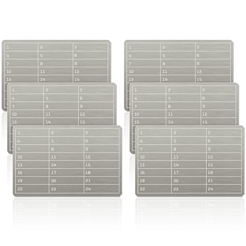 6-Plate Steel Crypto Seed Storage for Bitcoin Wallet