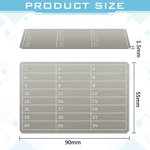 6-Plate Steel Crypto Seed Storage for Bitcoin Wallet