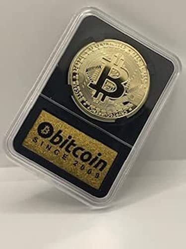 Limited Edition Bitcoin Coin in Collector's Display Case