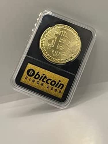 Limited Edition Bitcoin Coin in Collector's Display Case