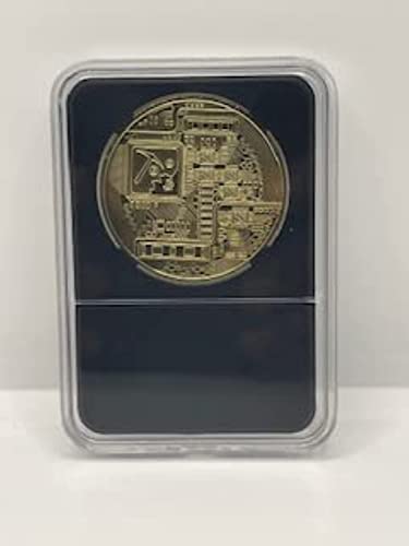 Limited Edition Bitcoin Coin in Collector's Display Case
