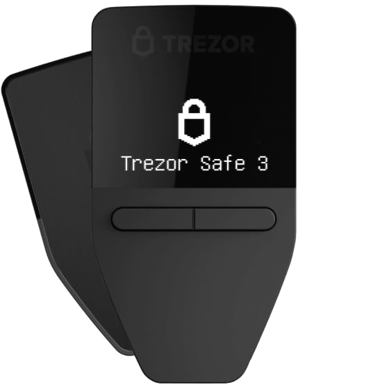 Trezor Safe 3 - Secure Crypto Hardware Wallet