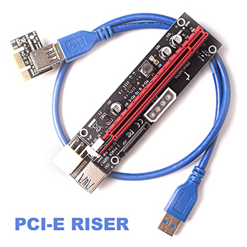 GPU Crypto Mining 6 Pack Riser Adapter Cards