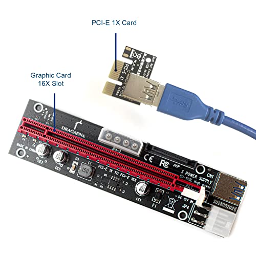 GPU Crypto Mining 6 Pack Riser Adapter Cards