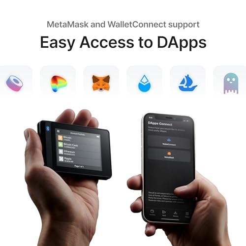 SecuX W20 Crypto Wallet with Touchscreen, Bluetooth, Security