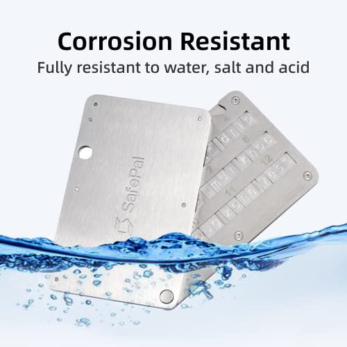 Steel Crypto Seed Backup for BIP39 Wallets, Ledger