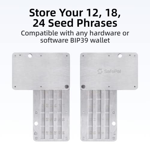 Steel Crypto Seed Backup for BIP39 Wallets, Ledger