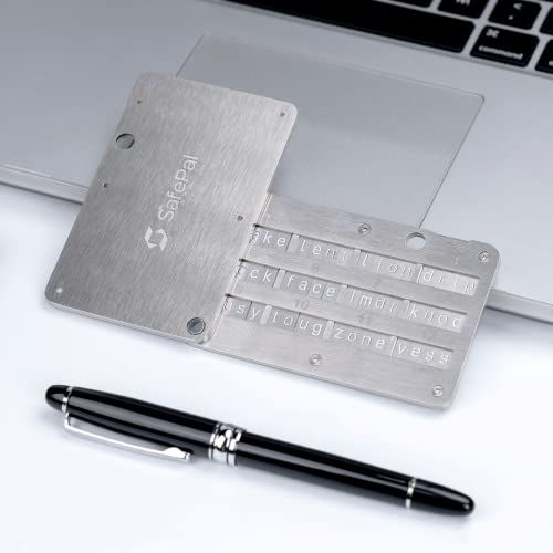 Steel Crypto Seed Backup for BIP39 Wallets, Ledger