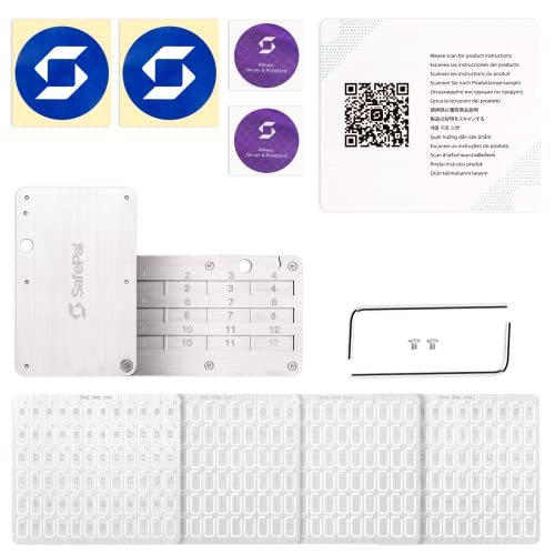 Steel Crypto Seed Backup for BIP39 Wallets, Ledger