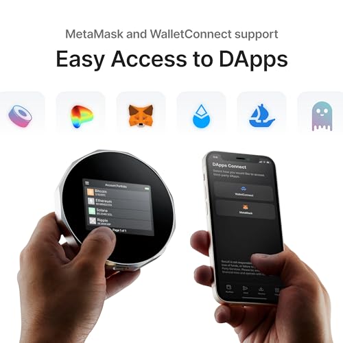 SecuX V20: Secure Crypto Hardware Wallet w/ Bluetooth & NFT Support