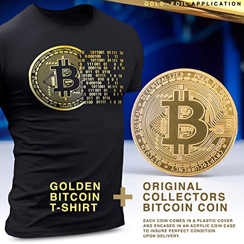 Bitcoin Coin T-Shirt for Crypto Currency Collectors