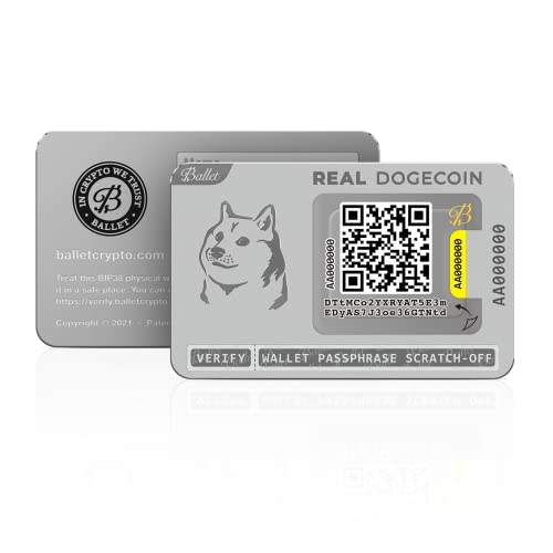Ballet REAL DOGE Cold Storage Card: Crypto Wallet