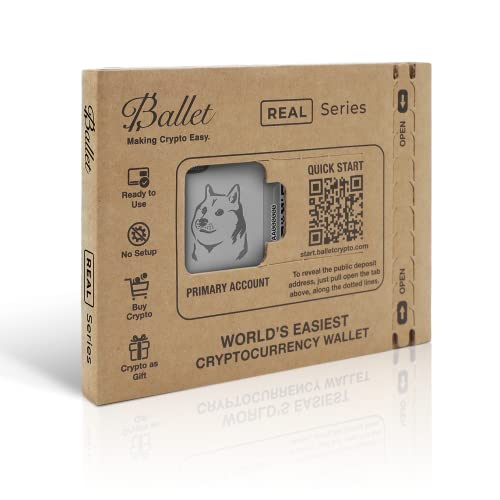 Ballet REAL DOGE Cold Storage Card: Crypto Wallet