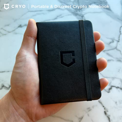 CRYPTO Seed Phrase Storage Notebook - Waterproof - 2-Pack