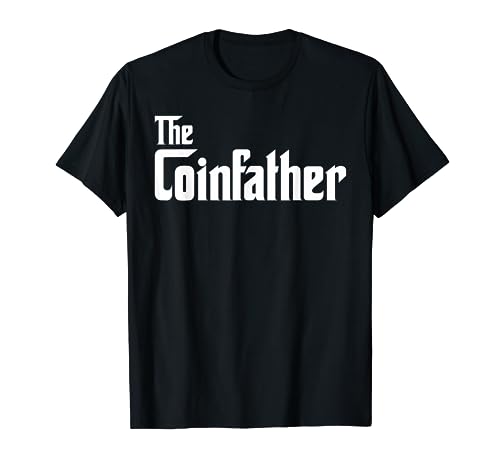 Bitcoin Miner and Trader T-Shirt: THE COINFATHER Gift
