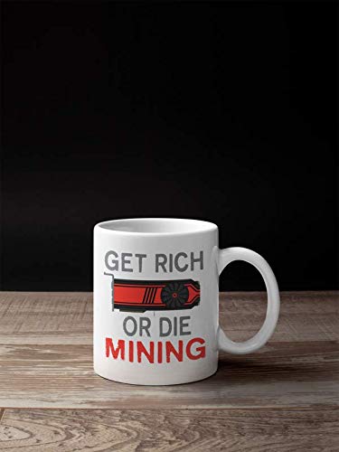 Cryptocurrency Mining Mug for Bitcoin and Ethereum Enthusiasts