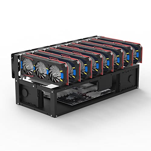 8-GPU Steel Mining Rig Frame for Cryptocurrency Mining