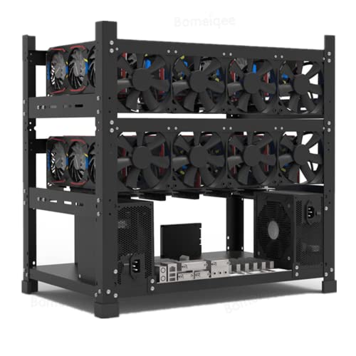 12GPU Steel Open Air Mining Rig Frame - Frame Only