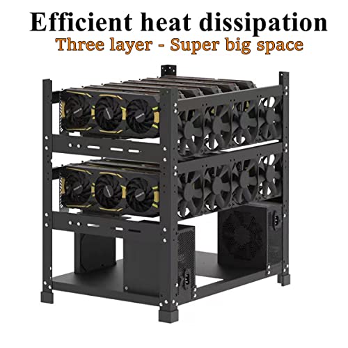 12GPU Steel Open Air Mining Rig Frame - Frame Only