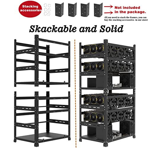 12GPU Steel Open Air Mining Rig Frame - Frame Only