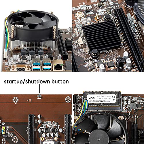 Ethereum Mining Rig System with Windows10 and 8GPU