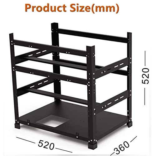 12GPU Steel Open Air Mining Rig Frame - Frame Only