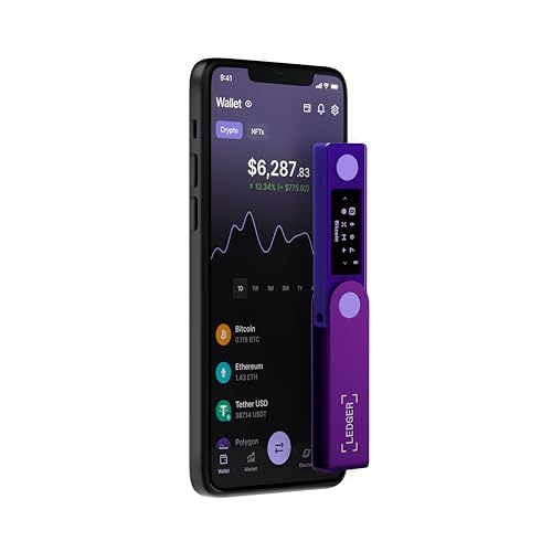 Amethyst Purple Ledger Nano X for Crypto & NFTs
