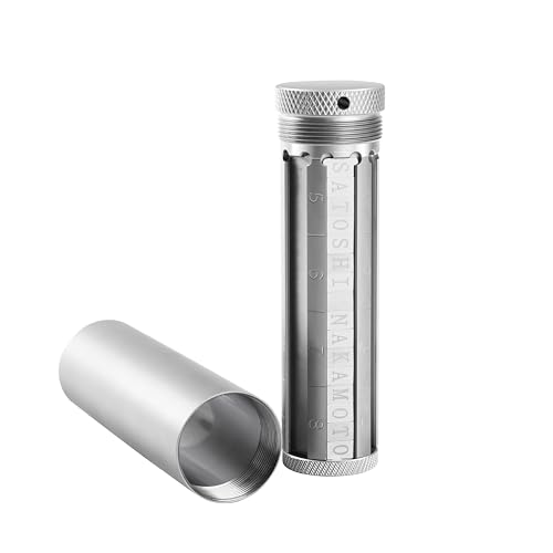 COINSURE Crypto Seed Phrase Storage Capsule, BIP39 Compatible