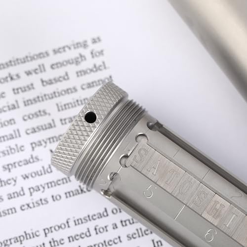 COINSURE Crypto Seed Phrase Storage Capsule, BIP39 Compatible