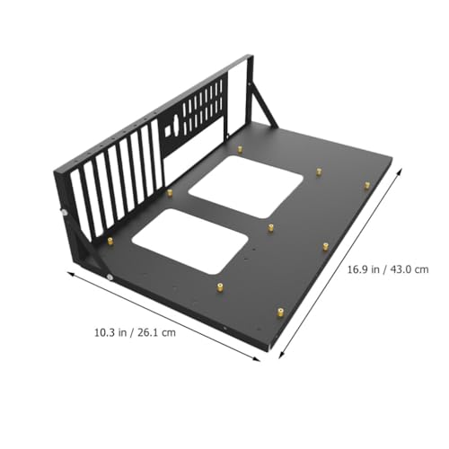 UKCOCO RGB Crypto Mining Rig Open Air Frame Case