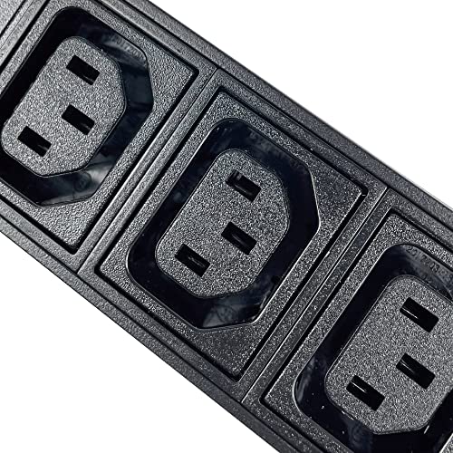 240V Metered Breaker Surge Protection PDU with Outlets