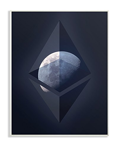 Ethereum On The Moon Wall Plaque Art