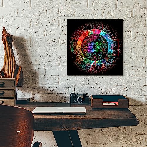 Cardano Crypto Coin' Acrylic Glass Wall Art, 12"x12
