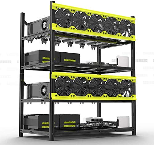 8-GPU Aluminum Mining Rig Frame for Ethereum Mining