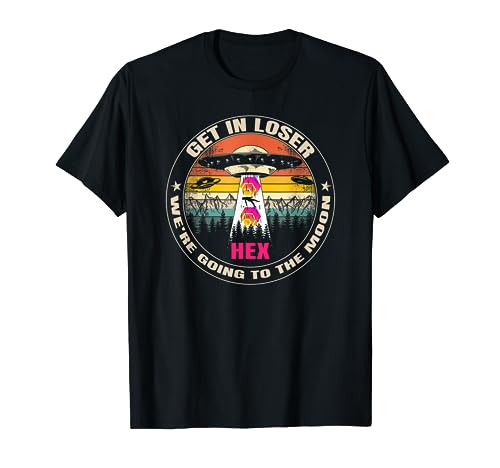 HEX Crypto Going to the Moon Funny T-Shirt
