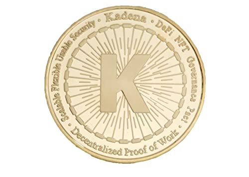 Kadena Physical Crypto Coin Collectible commemorating KDA Cryptocurrency