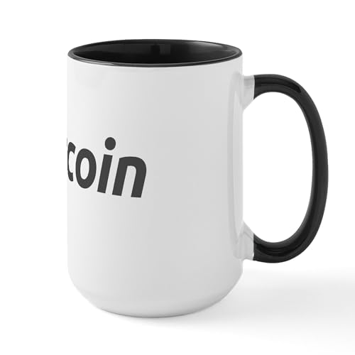 CafePress Bitcoin Ceramic Coffee Mug 15 oz