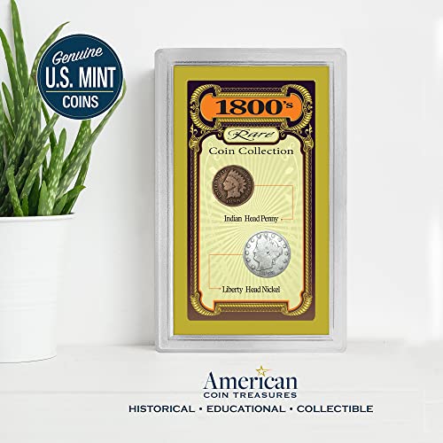 Rare 1800s American Penny and Nickel Coin Collection