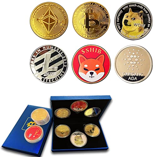 Limited Edition Cryptocurrency Coin Set for Gift