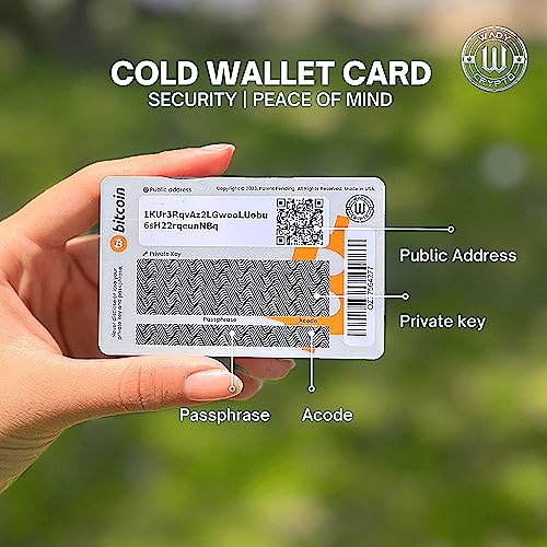 Bitcoin Air-Gapped Cold Storage Wallet Card - WADY CRYPTO