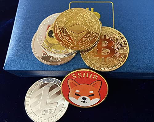 Limited Edition Cryptocurrency Coin Set for Gift
