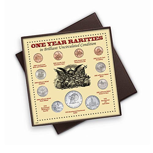1976 Rare US Coin Set: Brilliant Uncirculated Display Box