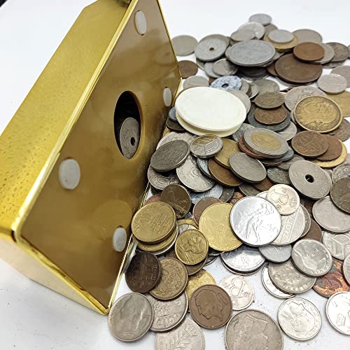 Rare World Coins Set in Coin Collection Piggy Bank