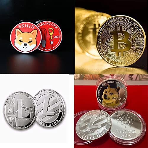Limited Edition Cryptocurrency Coin Set for Gift