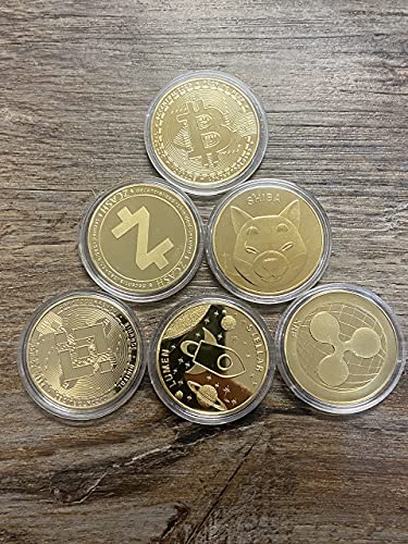 Gold Plated BTC Cryptocurrency Coin (Stellar Lumen) 40*3mm