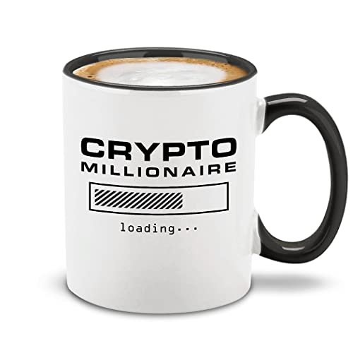 Shop4ever Crypto Millionaire Ceramic Mug - Funny Gift