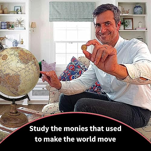 Rare World Coins Set in Coin Collection Piggy Bank