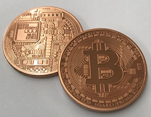 Aizics Mint Bitcoin Coin - Pure Copper CollectibleاسCryptocurrency