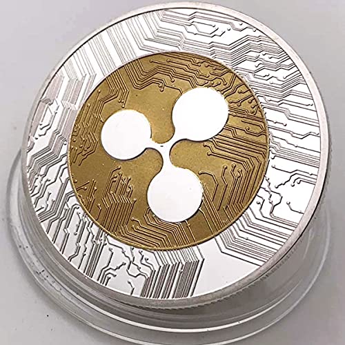 Ripple Coin XRP Collector's Rare Cryptocurrency with Cover