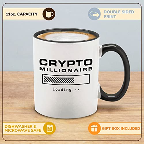 Shop4ever Crypto Millionaire Ceramic Mug - Funny Gift